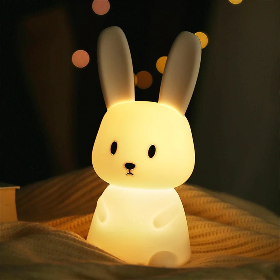Cute Rabbit LED Night Light for Kids Bedroom - Smarsty
