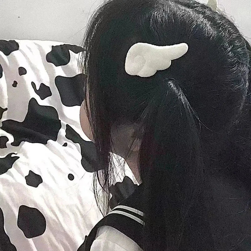 Cute Angel Wing Plush Hairpin for Girls - Smarsty