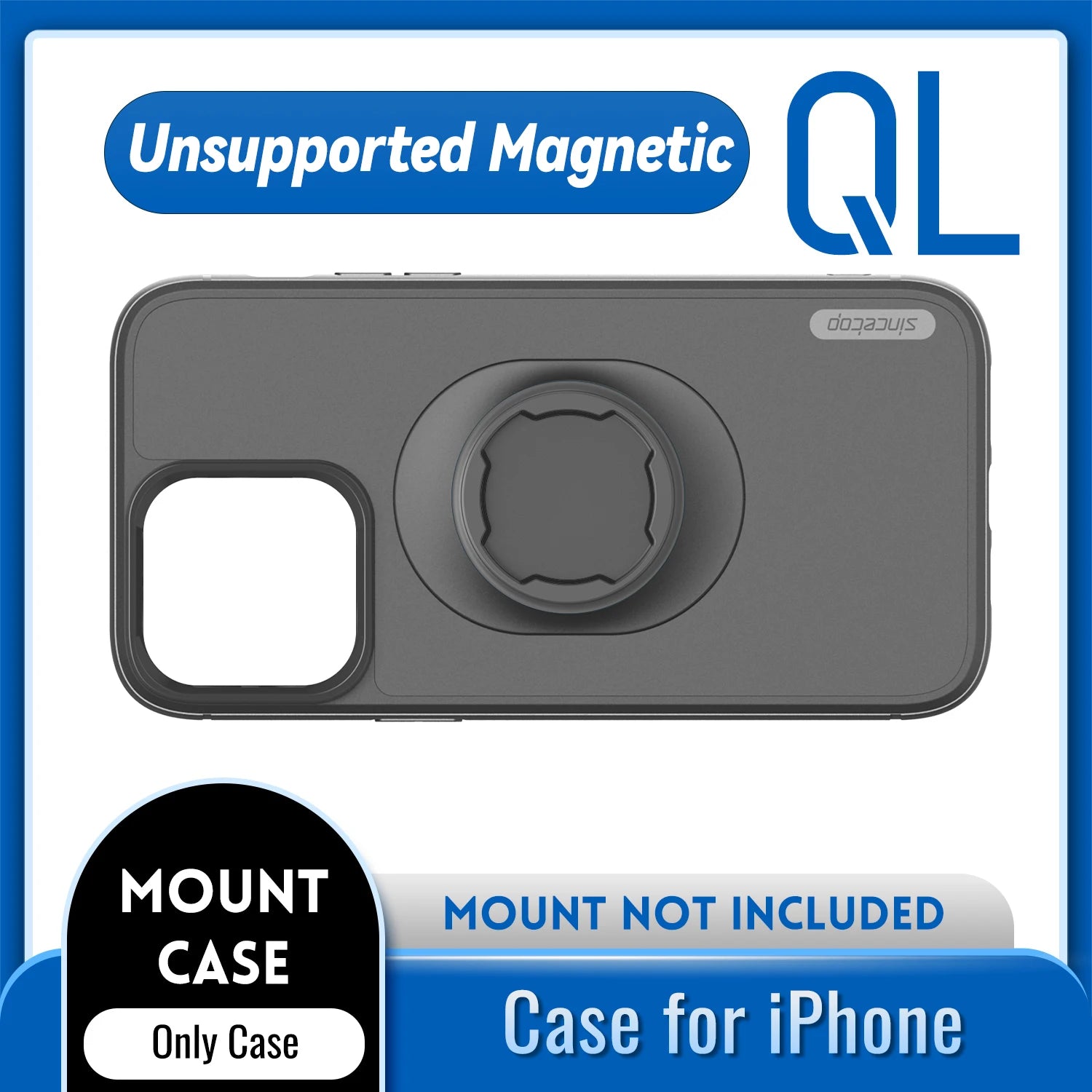 Shockproof iPhone Case With Lock In Bike Car Mount Holder - Smarsty