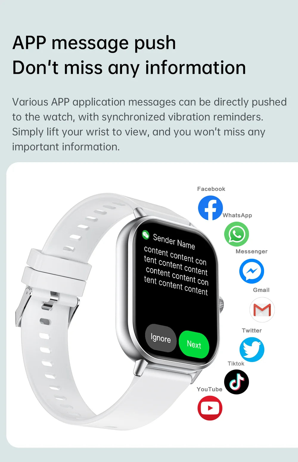 Smartwatch with Bluetooth Call and Music Playback - Smarsty