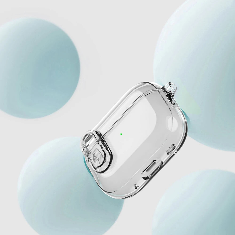 Transparent Bluetooth Earphone Case with Charging Port - Smarsty