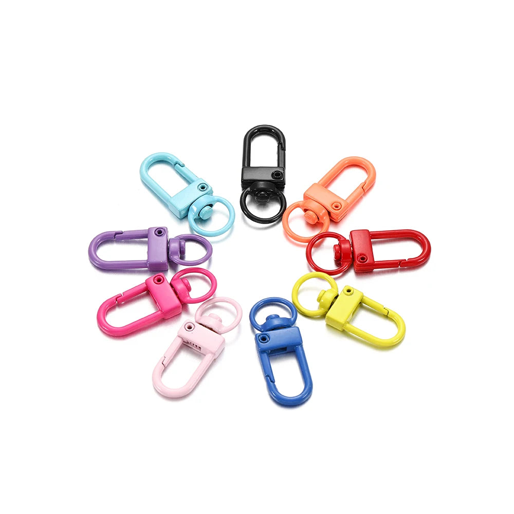 Rotating Lobster Clasps Gold Rhodium Secure 10pcs Pack - Smarsty
