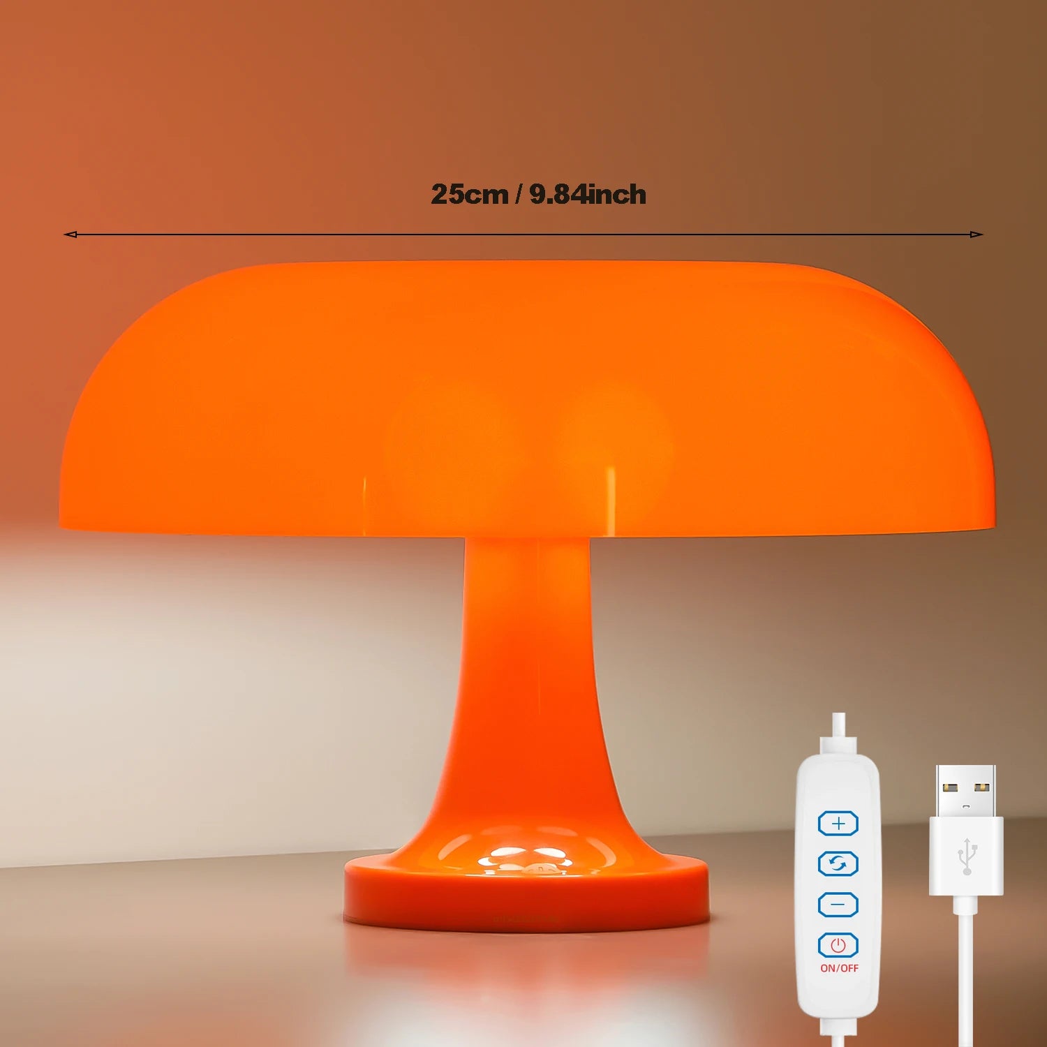 Minimalist Mushroom Table Lamp for Modern Bedrooms - Smarsty