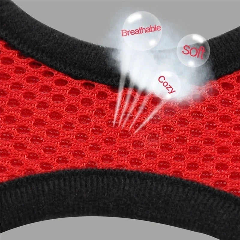 Adjustable Breathable Dog Cat Harness with Reflective Safety - Smarsty