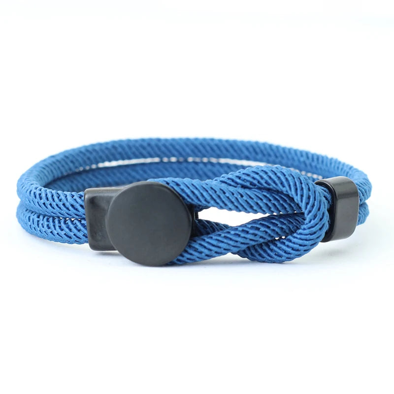 Men's Double Layer Rope Bracelet Gift for Him - Smarsty