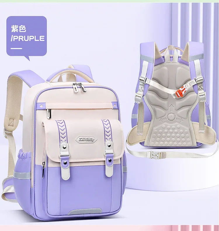 Waterproof Kids School Backpack With Orthopedic Support - Smarsty