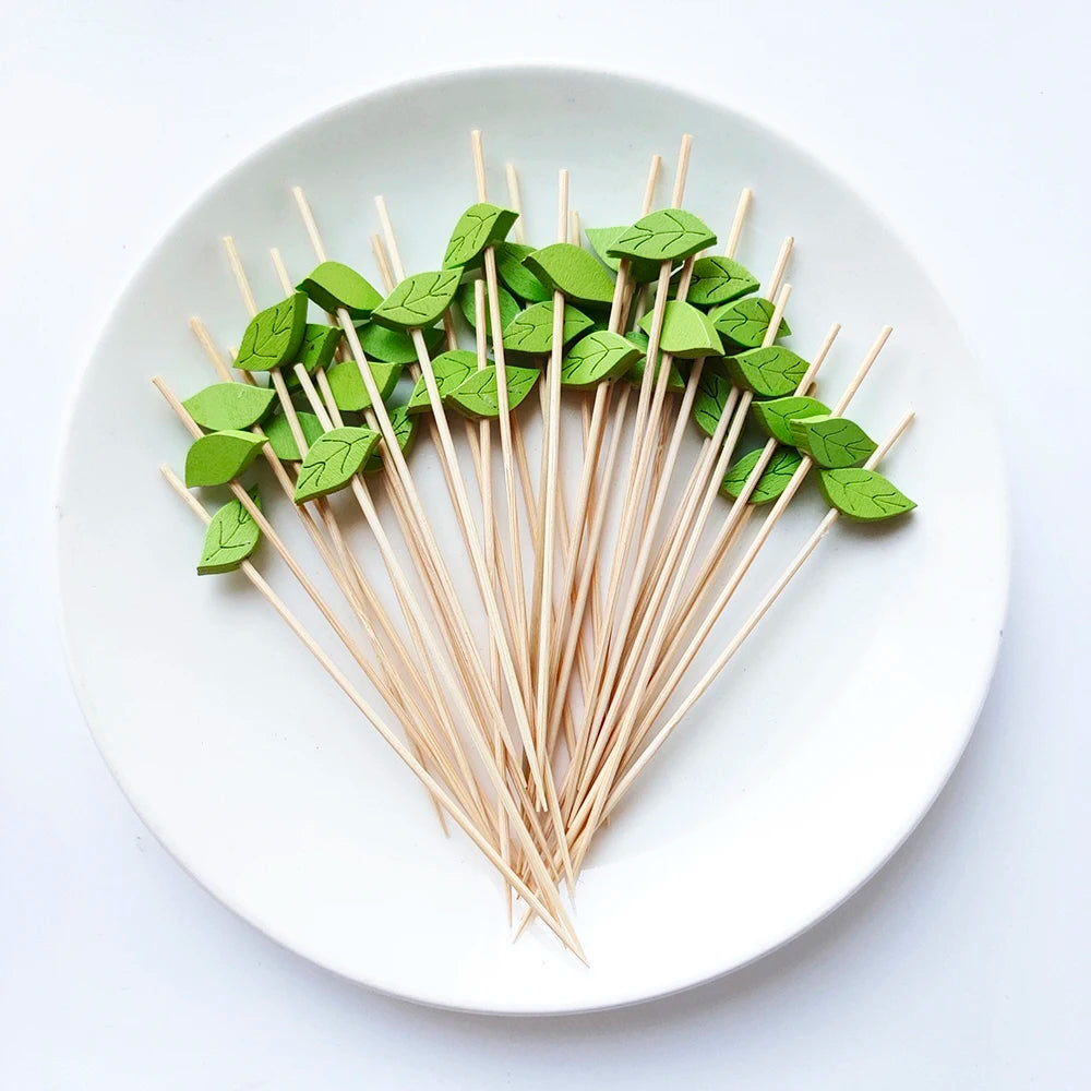Bamboo Skewers 100Pcs for Parties and Events - Smarsty
