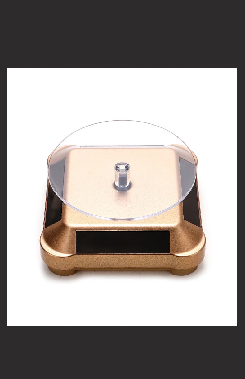 Solar Showcase 360 Rotating Jewelry Organizer Display - Smarsty