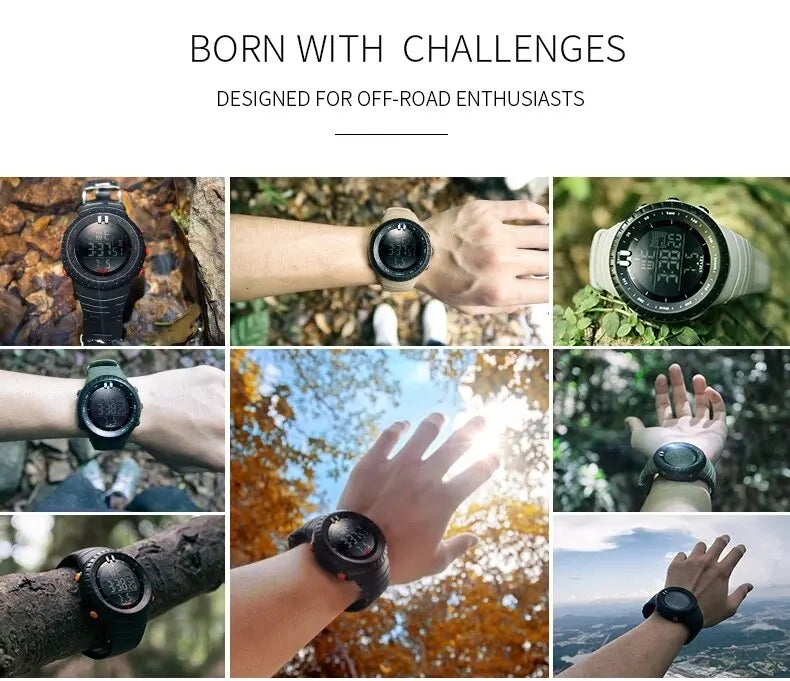 SMAEL Waterproof Digital Sports Watch with Big Dial - Smarsty