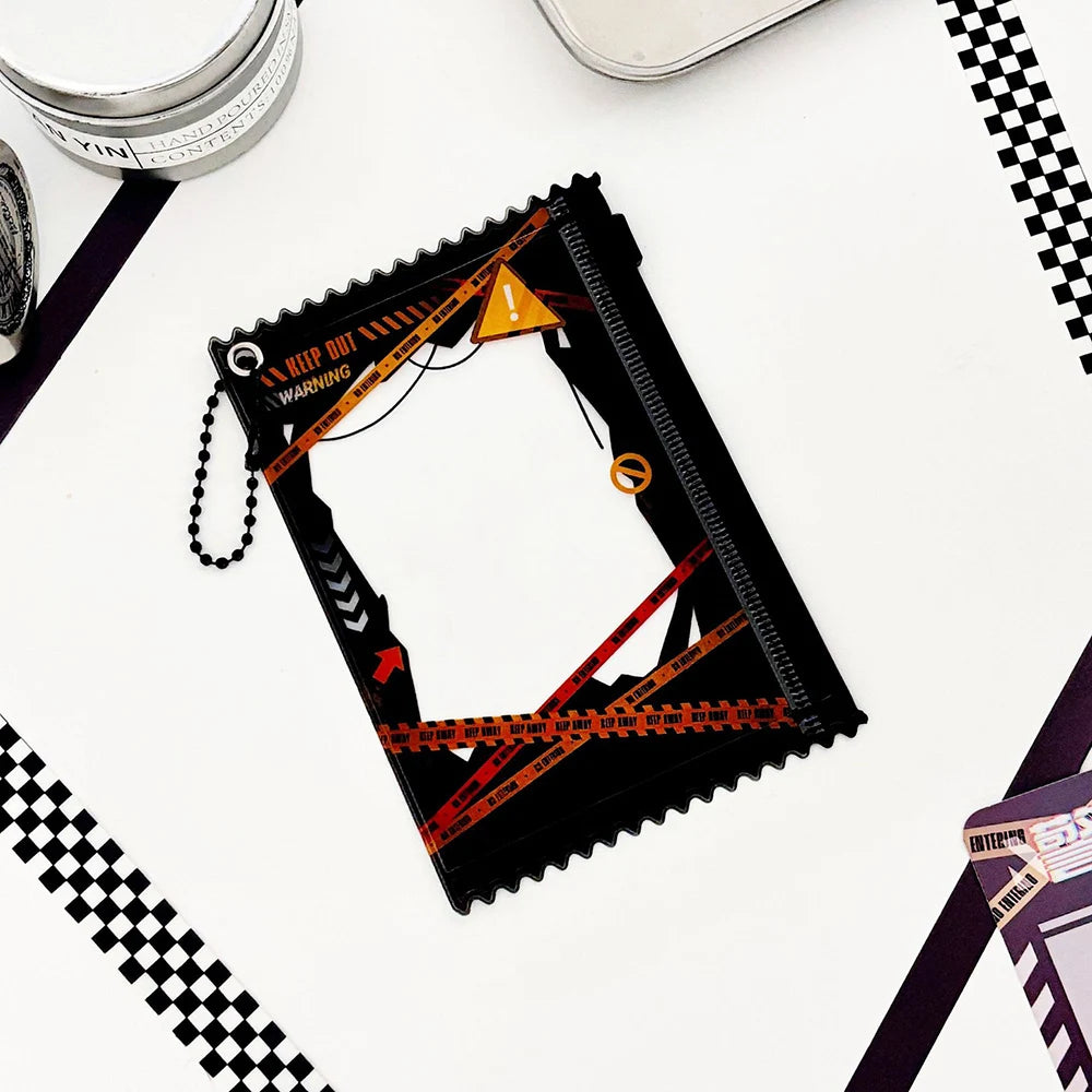 INS Transparent Candy Bag Badge Holder Korean Photocard Holder Display Bag Pendant Idol Photo Card Protective Cover Card Holder