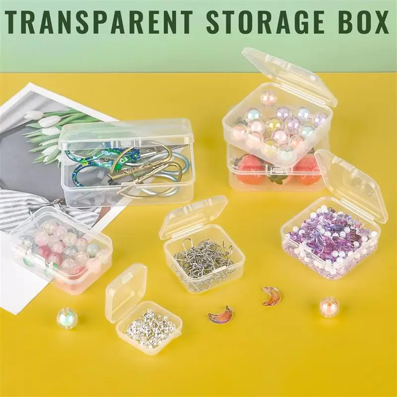 Translucent Plastic Jewelry Storage Box Set - Smarsty