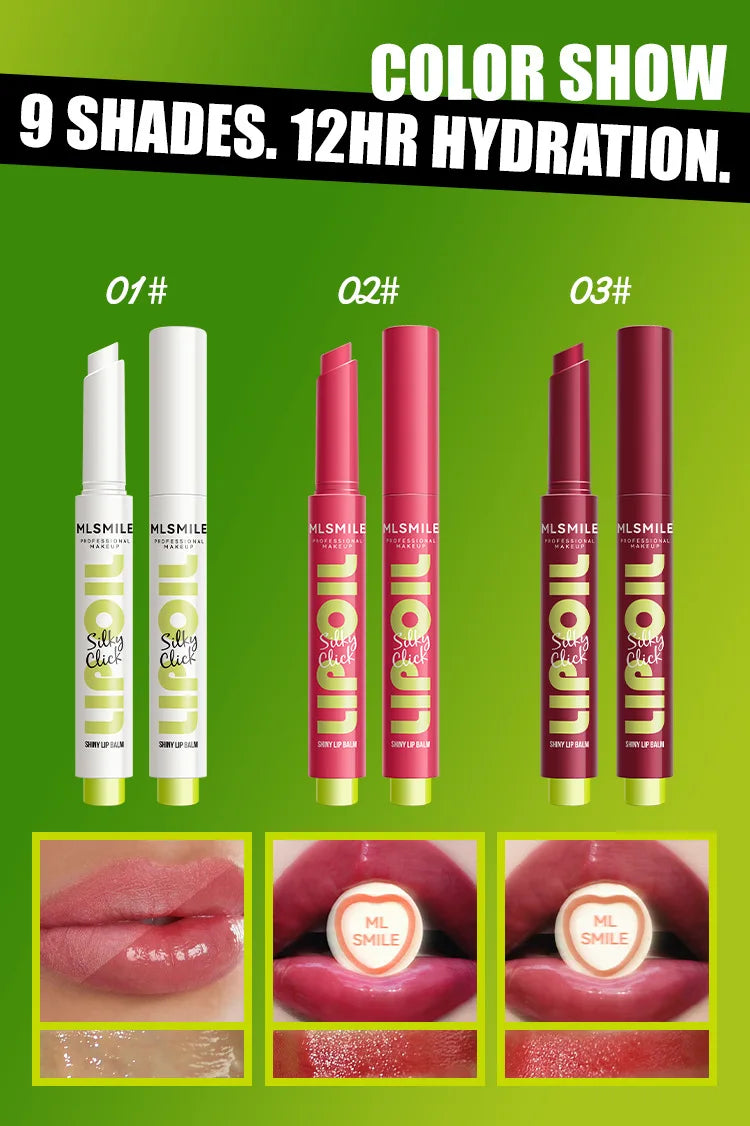 MLSMILE Multi-Color Hydrating Lip Gloss with Mirror - Smarsty