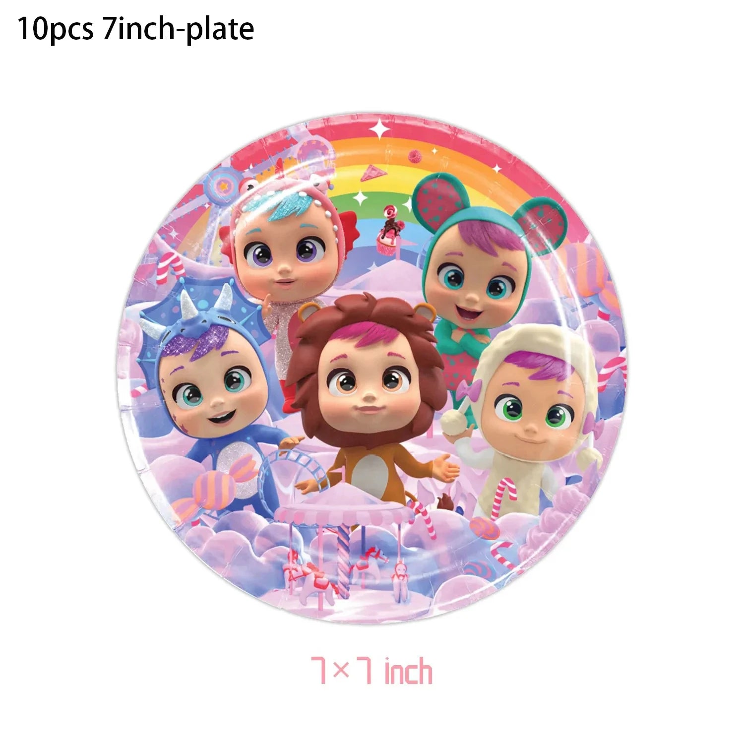 Cry Babies Birthday Party Decorations Tableware Set - Smarsty