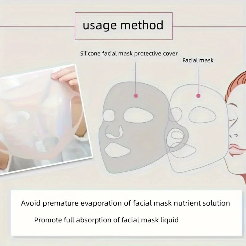 Silicone Mask Cover for Moisturizing Facial Care - Smarsty