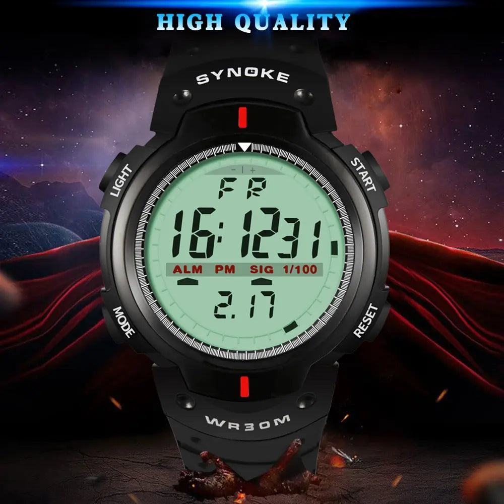 SYNOKE Waterproof Sports Watch for Men with Luminous Display - Smarsty