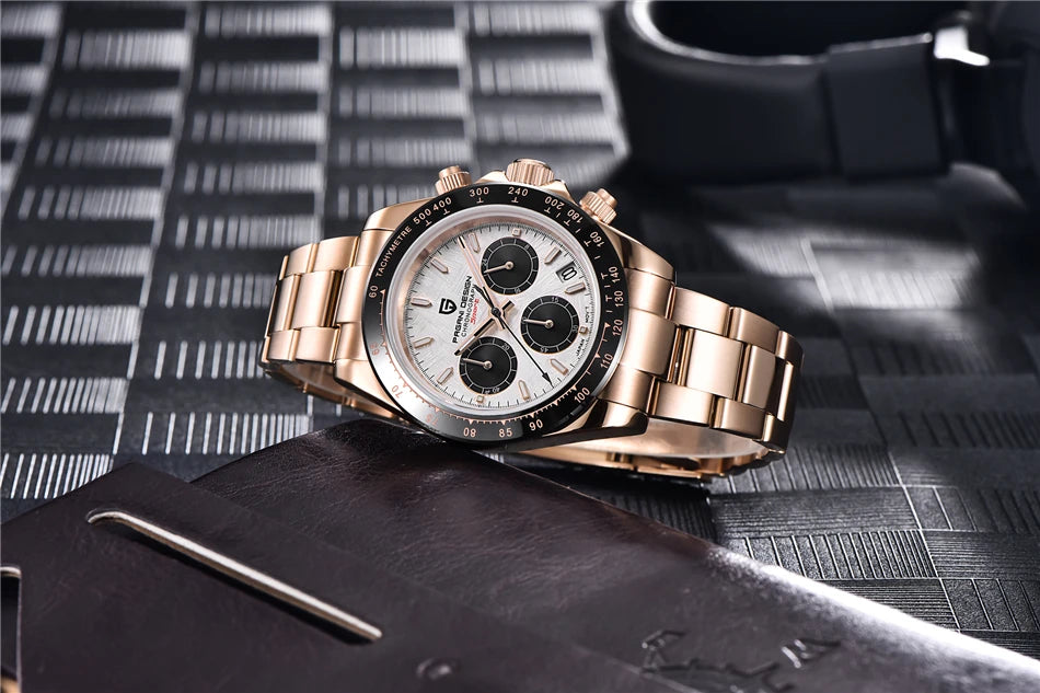 PAGANI DESIGN Men's Waterproof Chronograph Quartz Watch - Smarsty