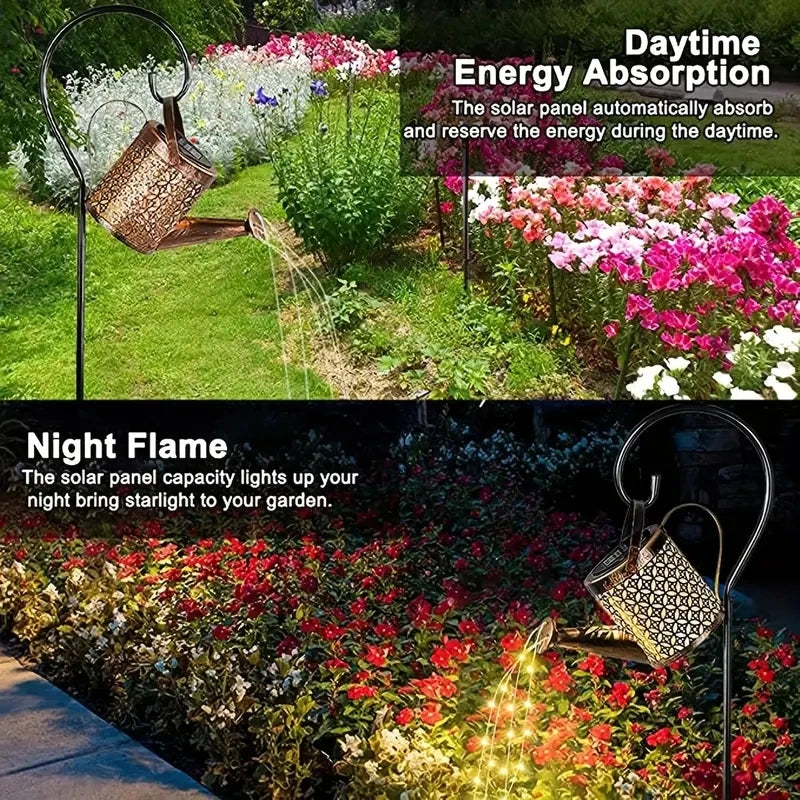 Solar Watering Can Lantern for Outdoor Garden Decor - Smarsty