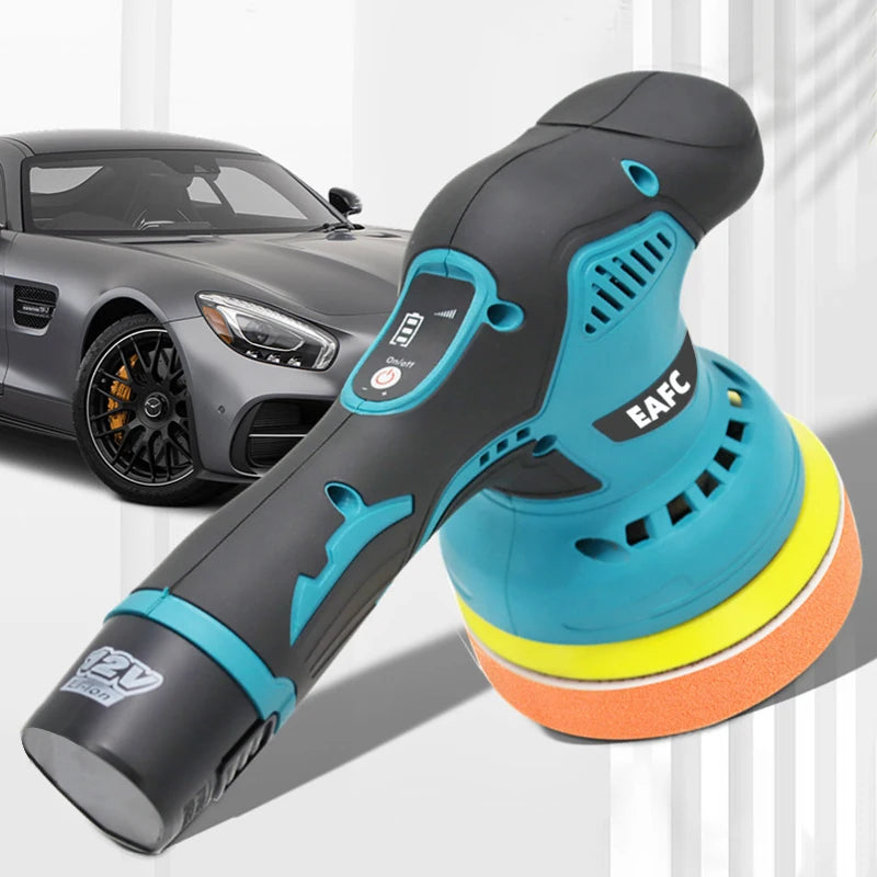 Cordless Car Polisher 12V 8 Speeds Noiseless Polishing - Smarsty