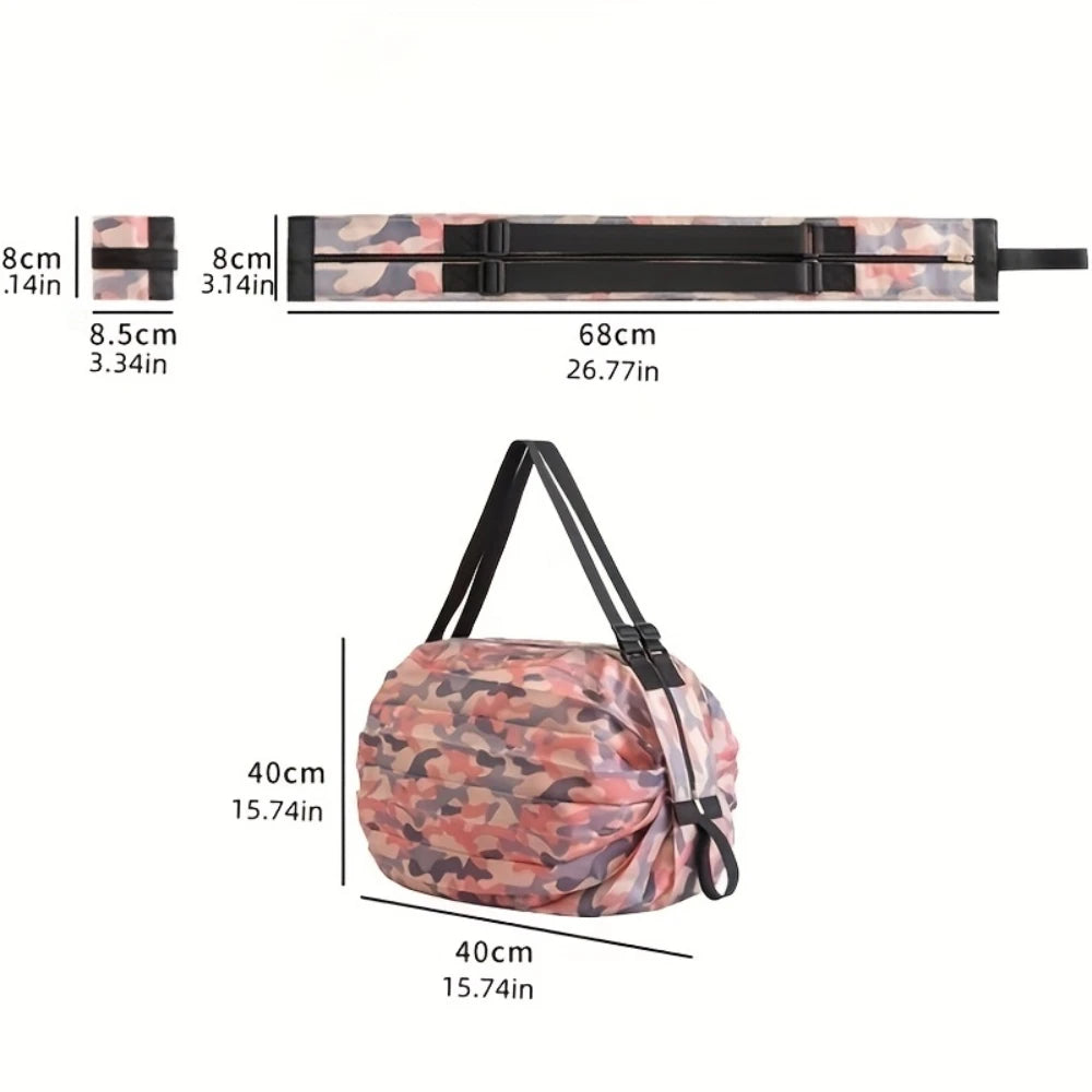 Foldable Shopping Bag Large Capacity And Portable Handle - Smarsty