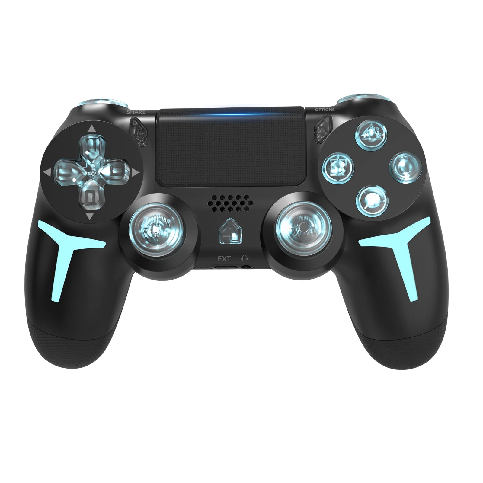 GAMINJA RGB Wireless Game Controller With Dual Vibration - Smarsty