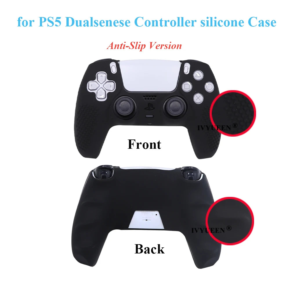 Ivyueen Anti-Slip Silicone Cover for PS5 Controller - Smarsty