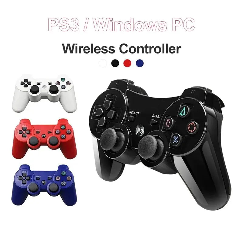 Wireless Bluetooth Gamepad Controller for PS3 with Dual Vibration - Smarsty