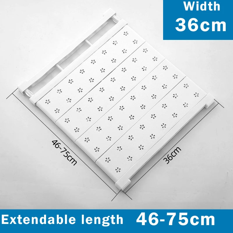 Adjustable Closet Organizer Storage Shelf Wall Mounted Kitchen Rack Space Saving Wardrobe Decorative Shelves Cabinet Holder by Smarsty