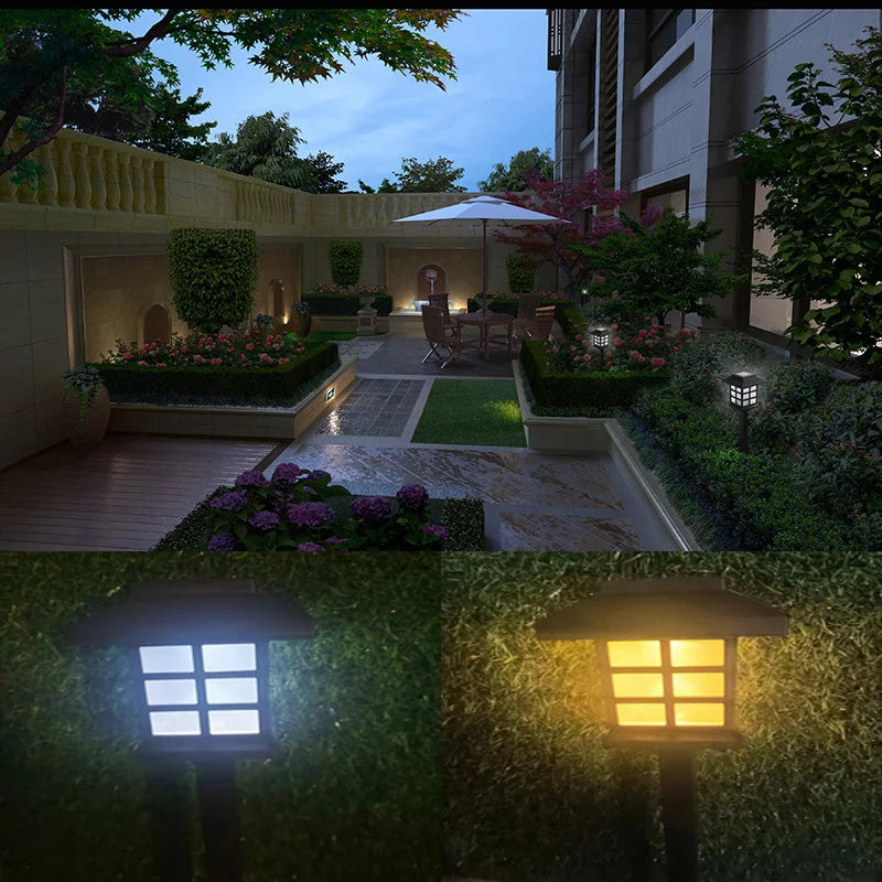 8pcs Waterproof Solar Garden Pathway Lights for Outdoor Decor - Smarsty