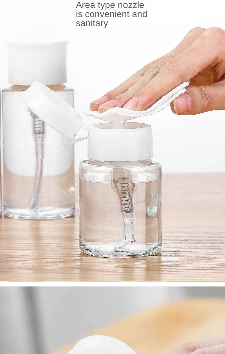 Refillable Pump Dispenser Bottle for Nail Polish - Smarsty