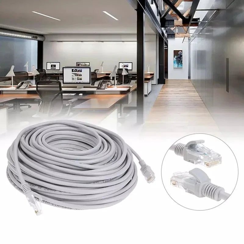 High-Speed Cat5e Ethernet Cable for Reliable Router Connection - Smarsty