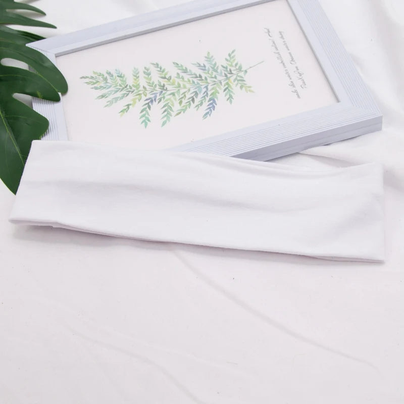 Cotton Stretch Headband For Women Men Comfortable Workout - Smarsty