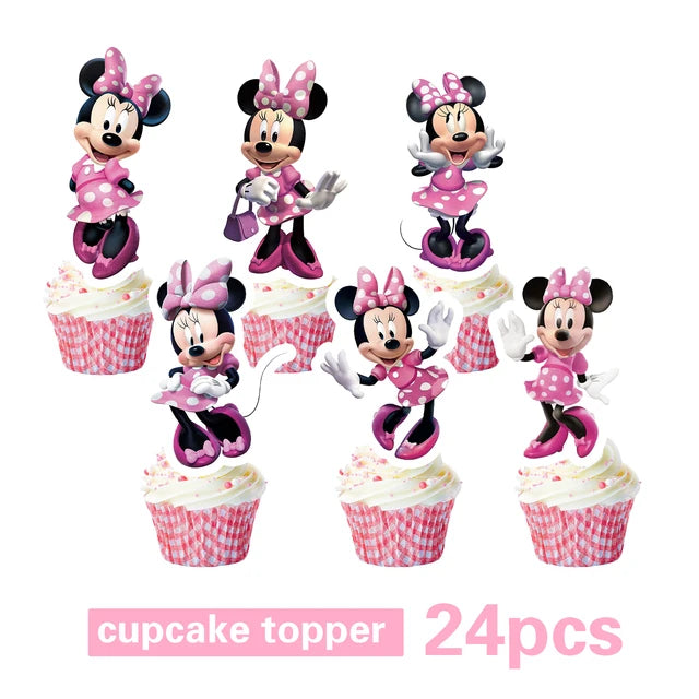 Disney Minnie Mouse Party Supplies Set for Kids Birthdays - Smarsty