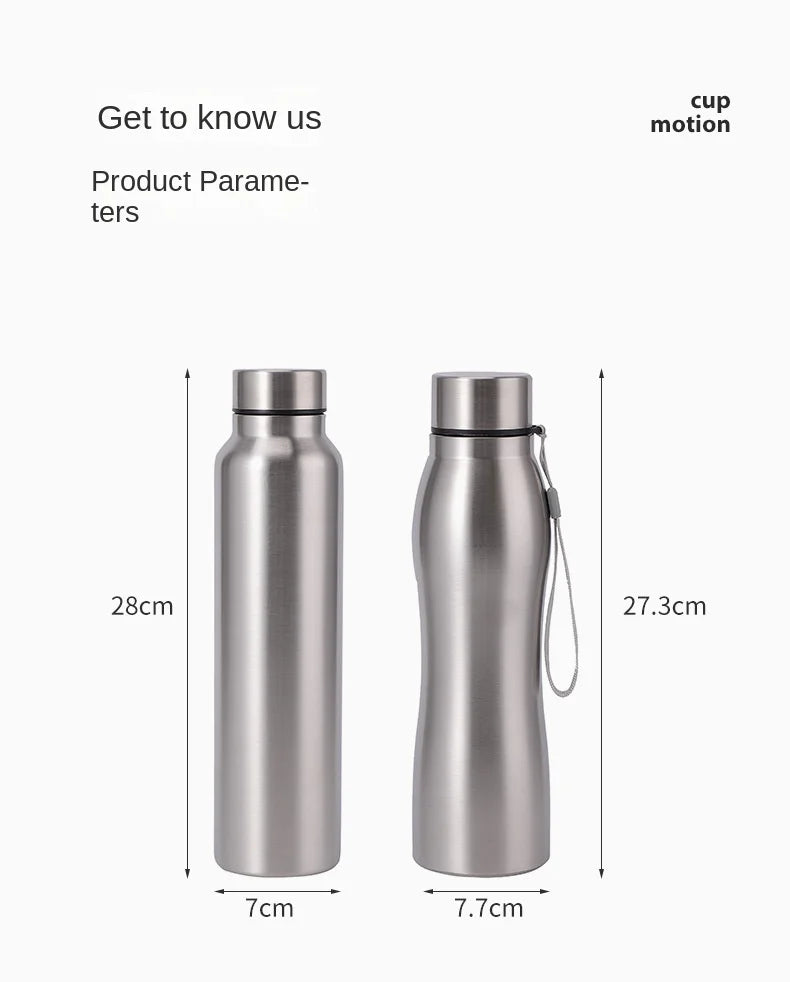 High Quality Stainless Steel Sport Water Bottle 1000ml - Smarsty