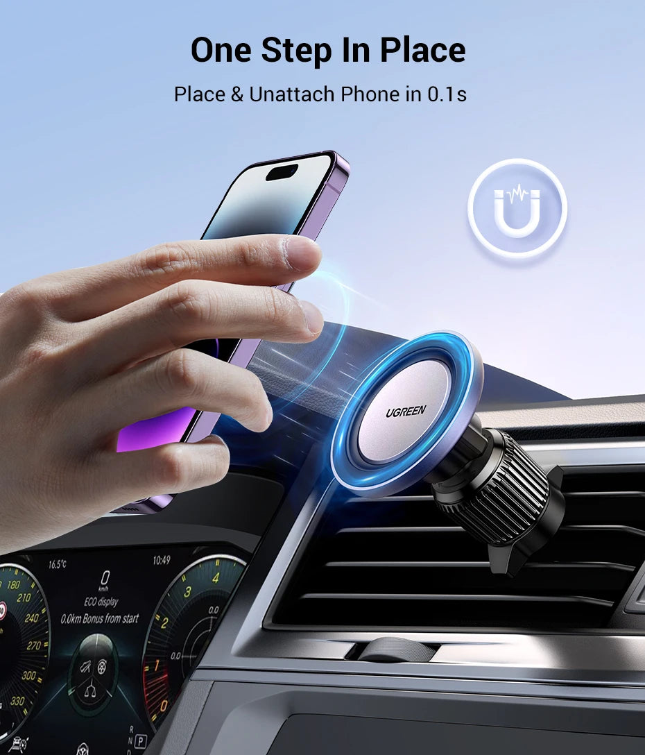 Magnetic Car Phone Holder Air Vent Mount For IPhone - Smarsty