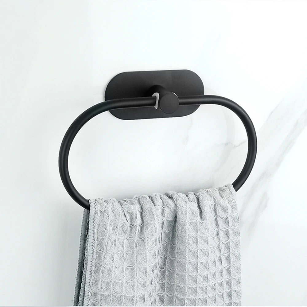 Self-Adhesive Stainless Steel Towel Rack for Easy Installation - Smarsty