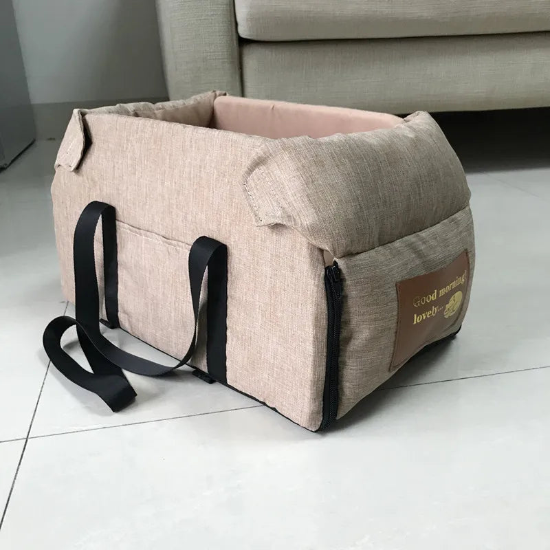 Portable Dog Car Seat Bed for Safe Travel - Smarsty