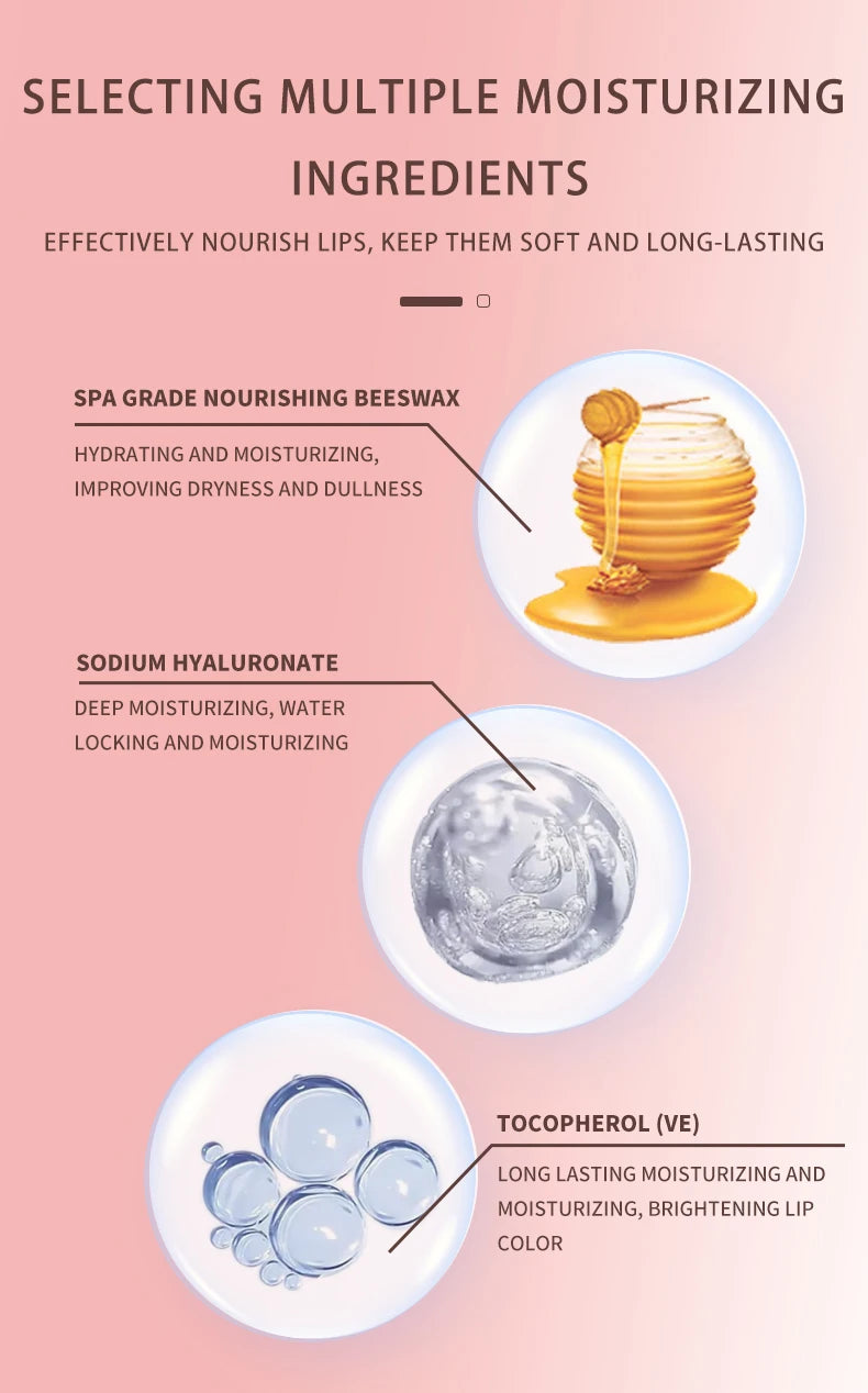 O'CHEAL Color Changing Lip Balm Moisturizing Peach Formula - Smarsty