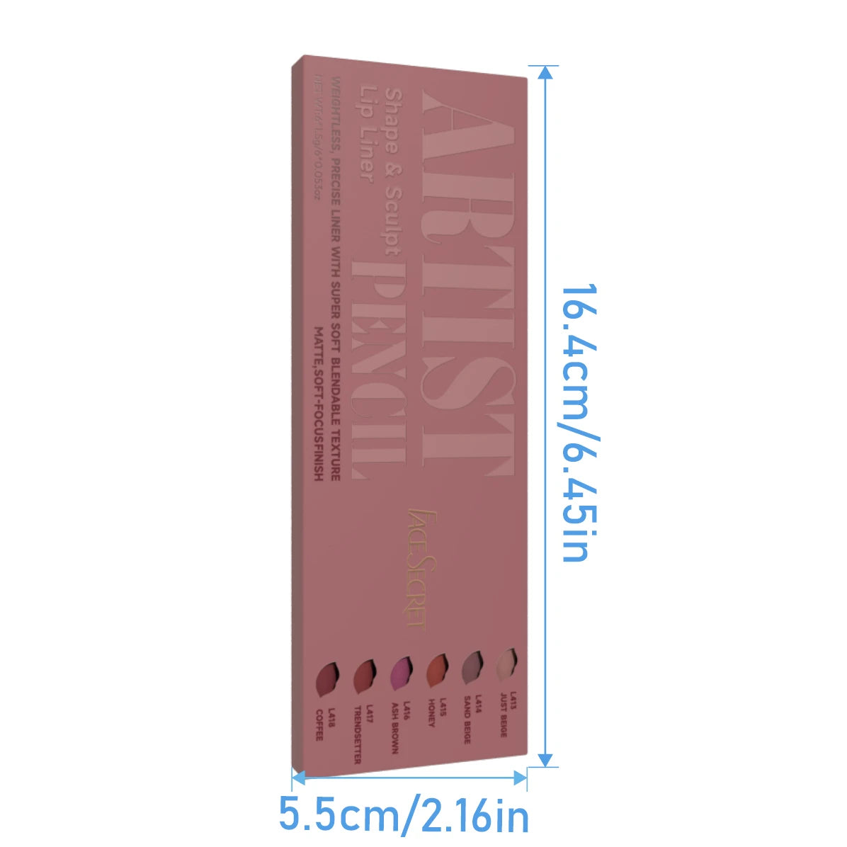 Weightless Matte Lip Liner Pencil Set for Long-lasting Precision - Smarsty