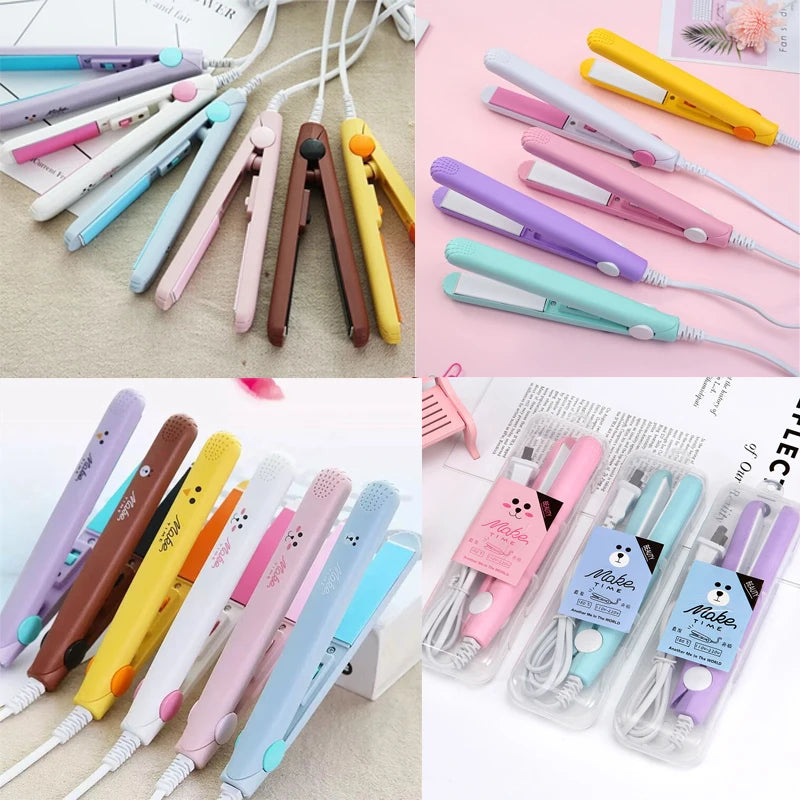 Pink Ceramic Flat Iron for Smooth Hair Finish - Smarsty