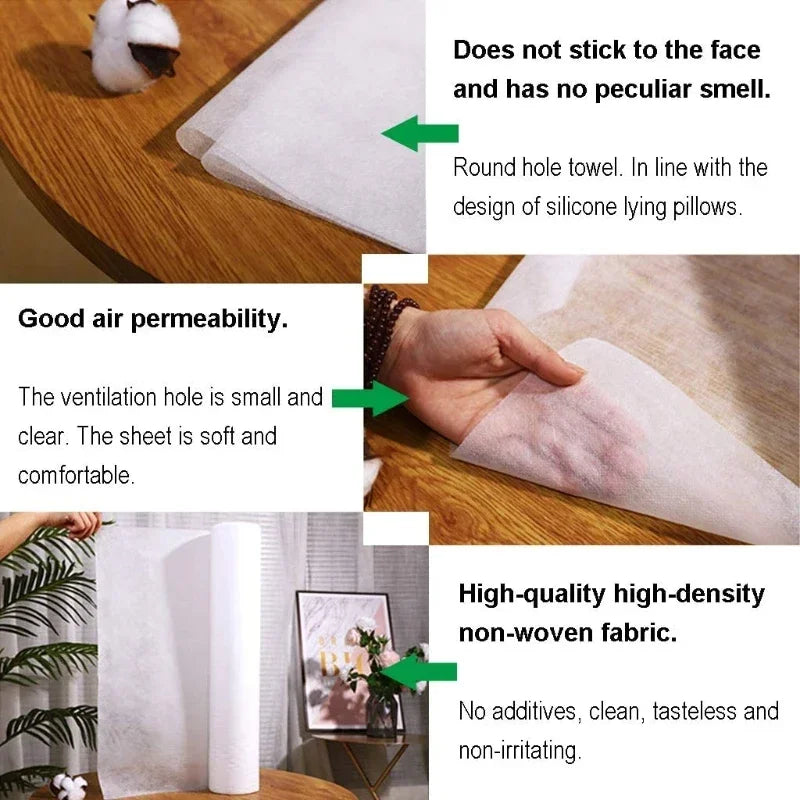 50pcs/roll Massage Table Sheets Sets Disposable SPA Bed Sheets Non Woven Lash Bed Cover Tattoo Supply for Salon Use - Smarsty