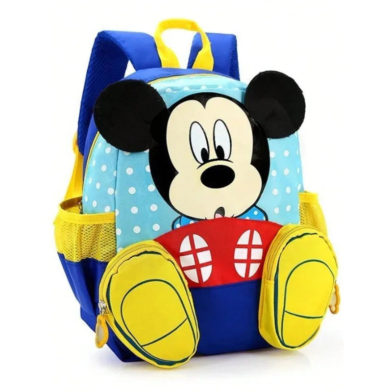 Cute Mickey Mouse Kids Backpack With Spine Protector - Smarsty