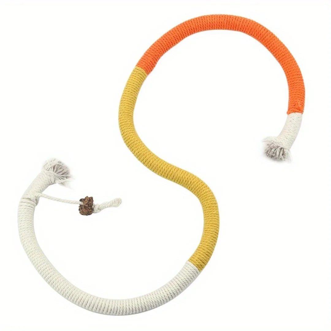 Cotton Cat Chew Toy for Teeth Cleaning - Smarsty
