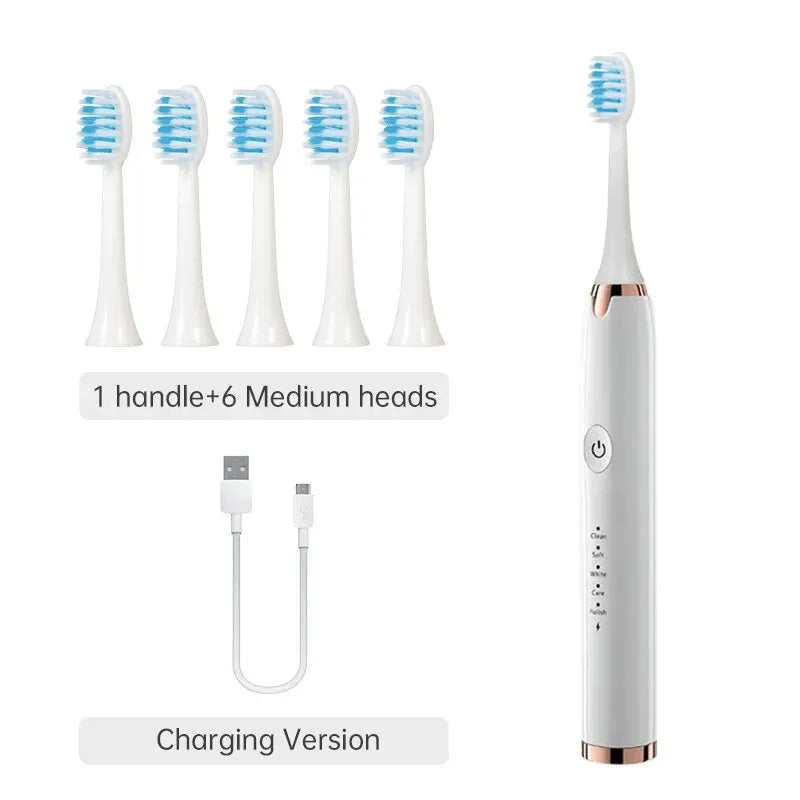 Rechargeable Sonic Toothbrush with Whitening and Deep Cleaning功能 - Smarsty