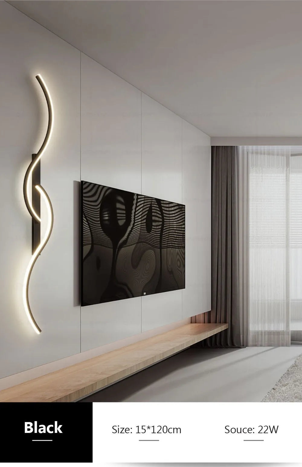 Modern LED Wall Lamp for Minimalist Home Lighting - Smarsty