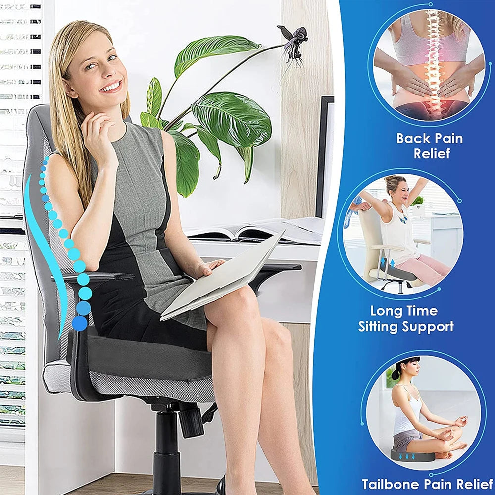 Memory Foam Seat Cushion for Tailbone Pain Relief - Smarsty