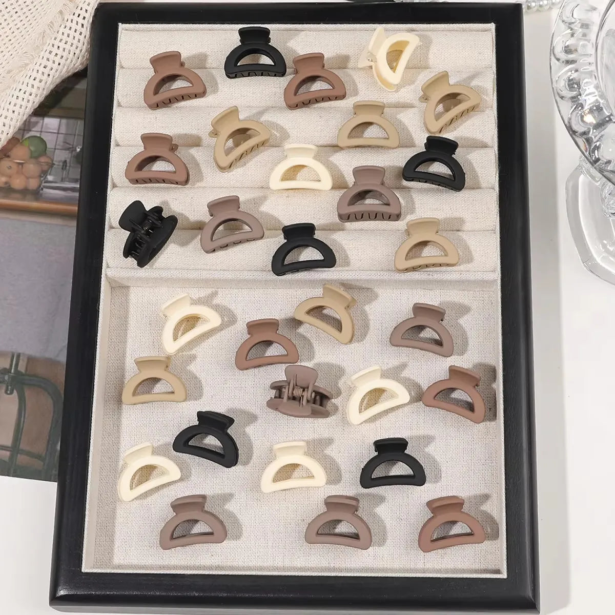20 Pack Mini Hair Clips Strong Hold Nonslip Durable Claws - Smarsty