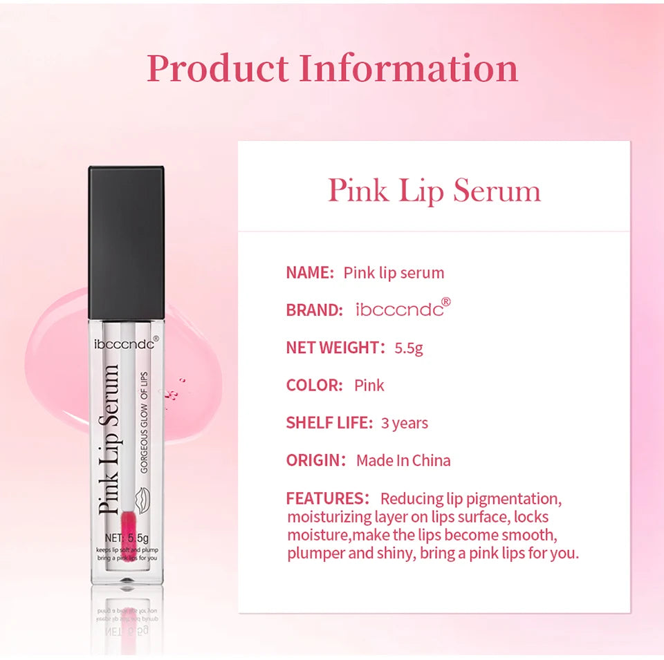 Pink Lip Serum for Moisturizing and Reducing Pigmentation - Smarsty