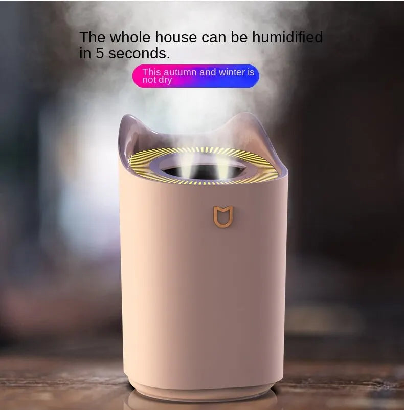 Large Capacity Dual Jet Air Humidifier with Aroma Diffuser - Smarsty