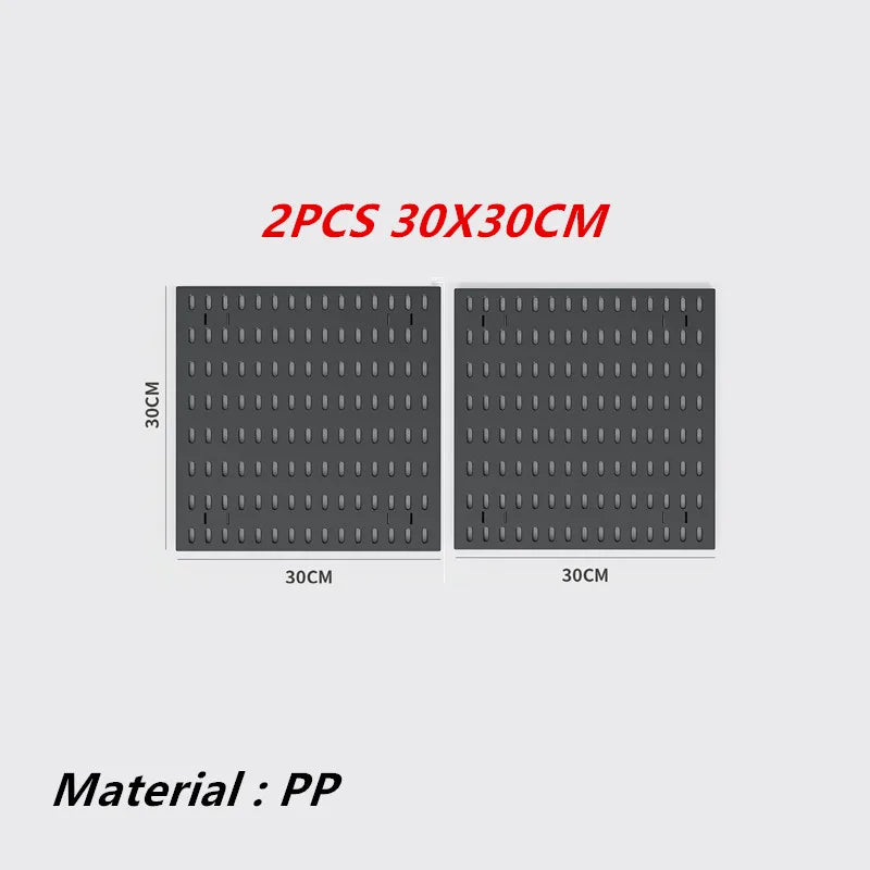 Punch-free Hole Board Vertical Desktop Wall Hanging Office Desk Storage Shelf Reading Room Desktop kitchen Bathroom Storage Rack by Smarsty