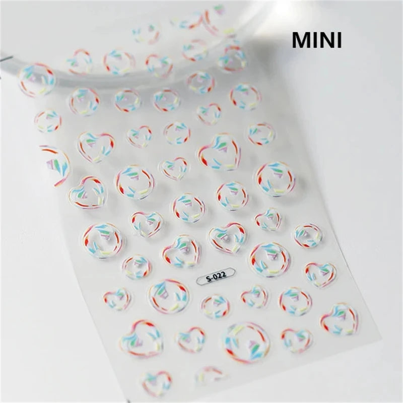 Dreamy Summer Beach Nail Art Stickers for Manicure - Smarsty